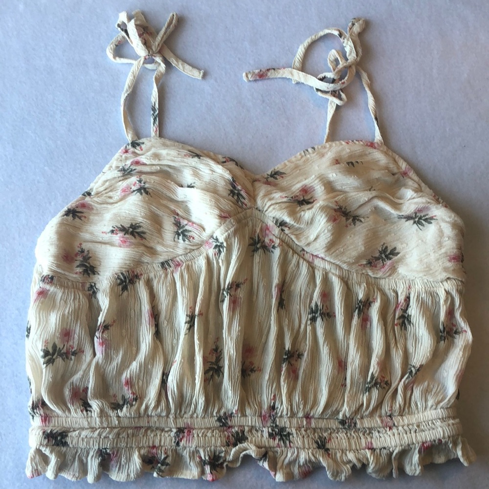 AE Cropped Tank w/ Adjustable Straps